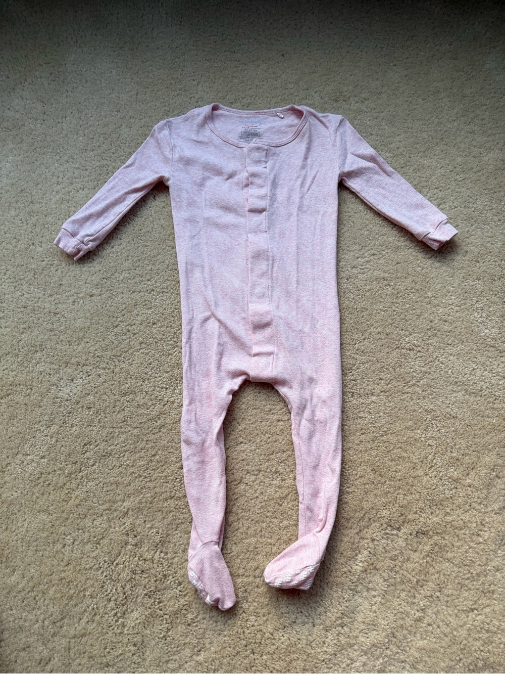Magnetic Me Pink Footie One Piece Pajamas - 12-18 months 22-27 lbs - EUC